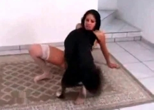 Doggy fucking its owner
