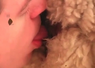 Exploring animal’s tasty anal hole