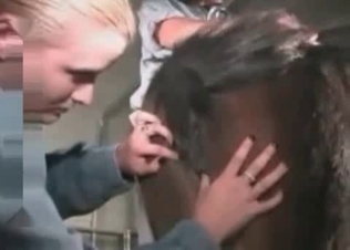 Teasing and drilling a pony