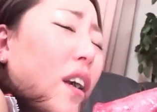 Dog gets ravaged by an Asian chick