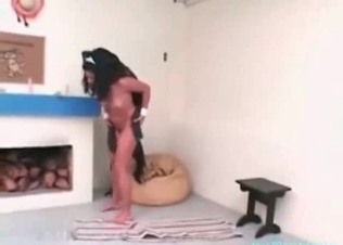 Kinky slut fucked by a giant animal