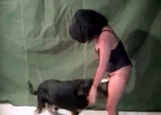 Getting fucked by hot dog