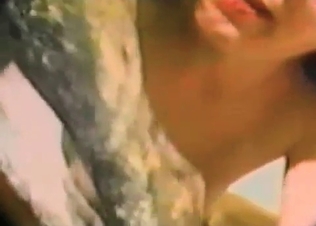 Pussy being licked by a puppy