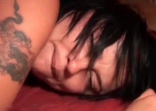 Dog cumming right in her pussy