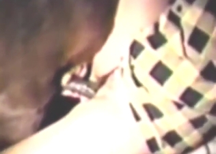 Brown animal fucks her hole in zoo XXX here